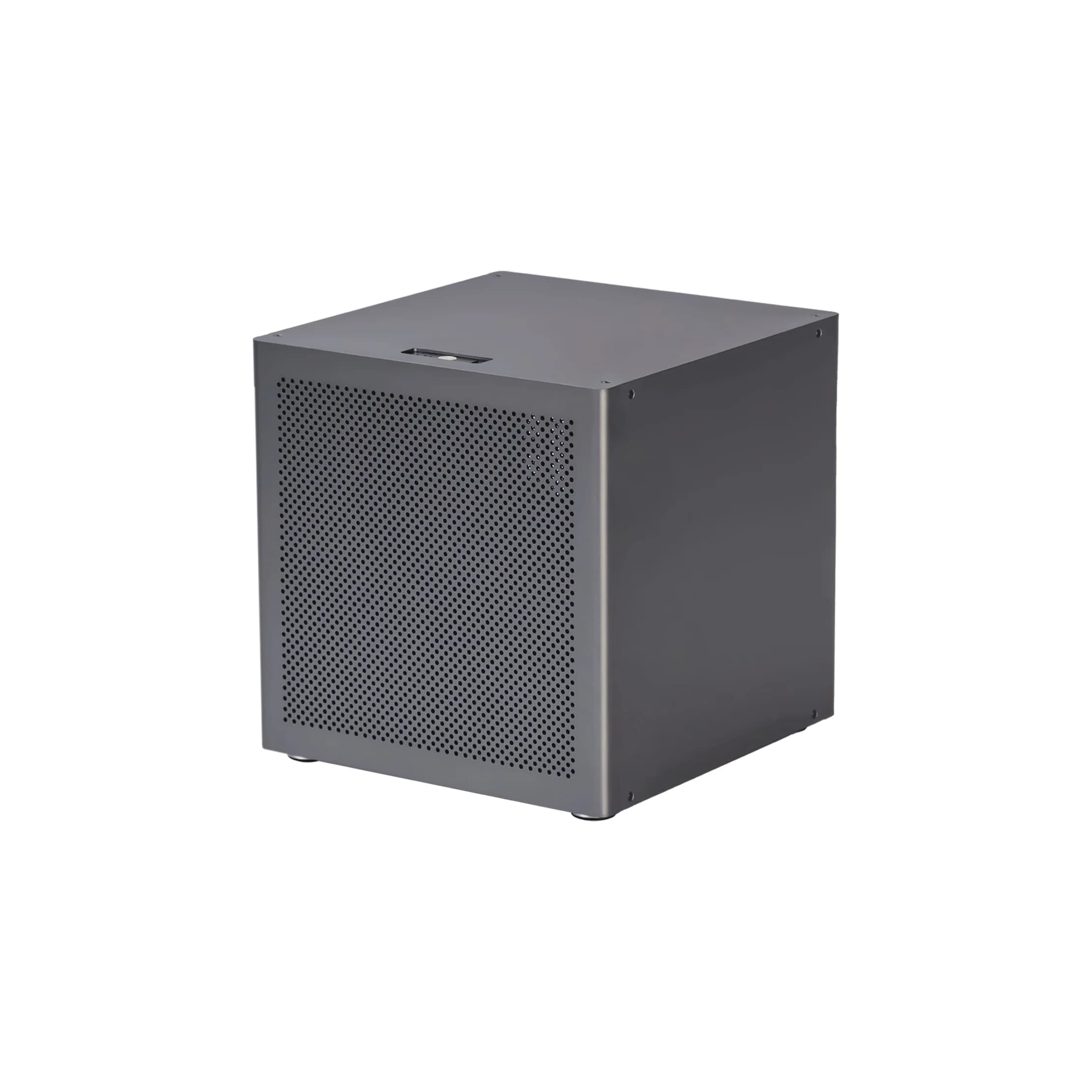 6‑Bay NAS Chassis, 2mm Anodized Aluminum Shell, Support MATX Motherboard ATX Power Supply Storage Server Case