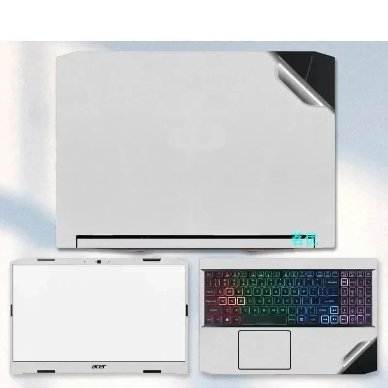 Pelle di colore puro per laptop di moda per Acer Nitro 5 AN515-44/AN515-43/AN515-57/AN515-56/AN517-52/AN517-51/AN515-58 PC portatile