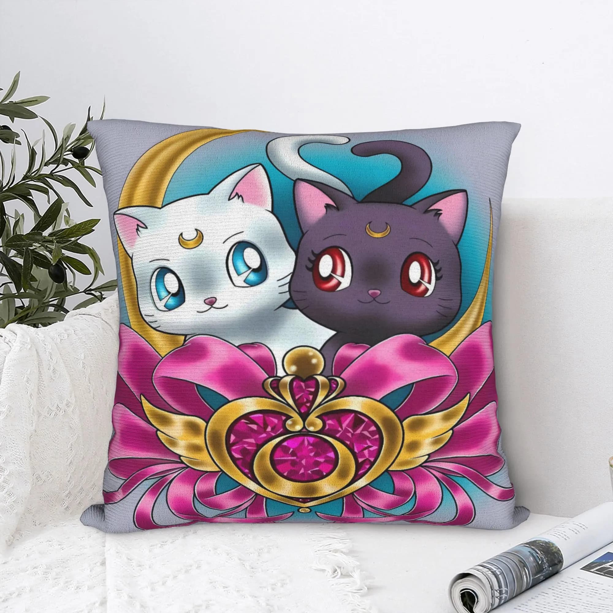 Sailor Moon Pillowcases Funny Pillow Case For Office Car Home Decor Soft Pillow Cover