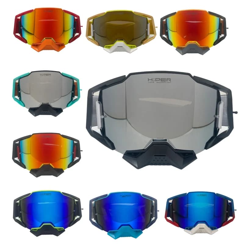 Multi‑Scene Windproof Sports Goggles Anti‑Dust UV Shield Eyewear for Off‑Road Moto Biking Ski Jungle Hiking