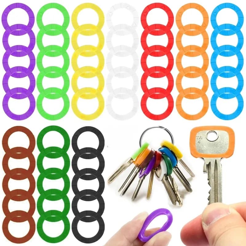 32 pezzi di custodie per chiavi in silicone, coperture protettive morbide in silicone, custodie per chiavi elastiche in gomma colorata, accessori per chiavi