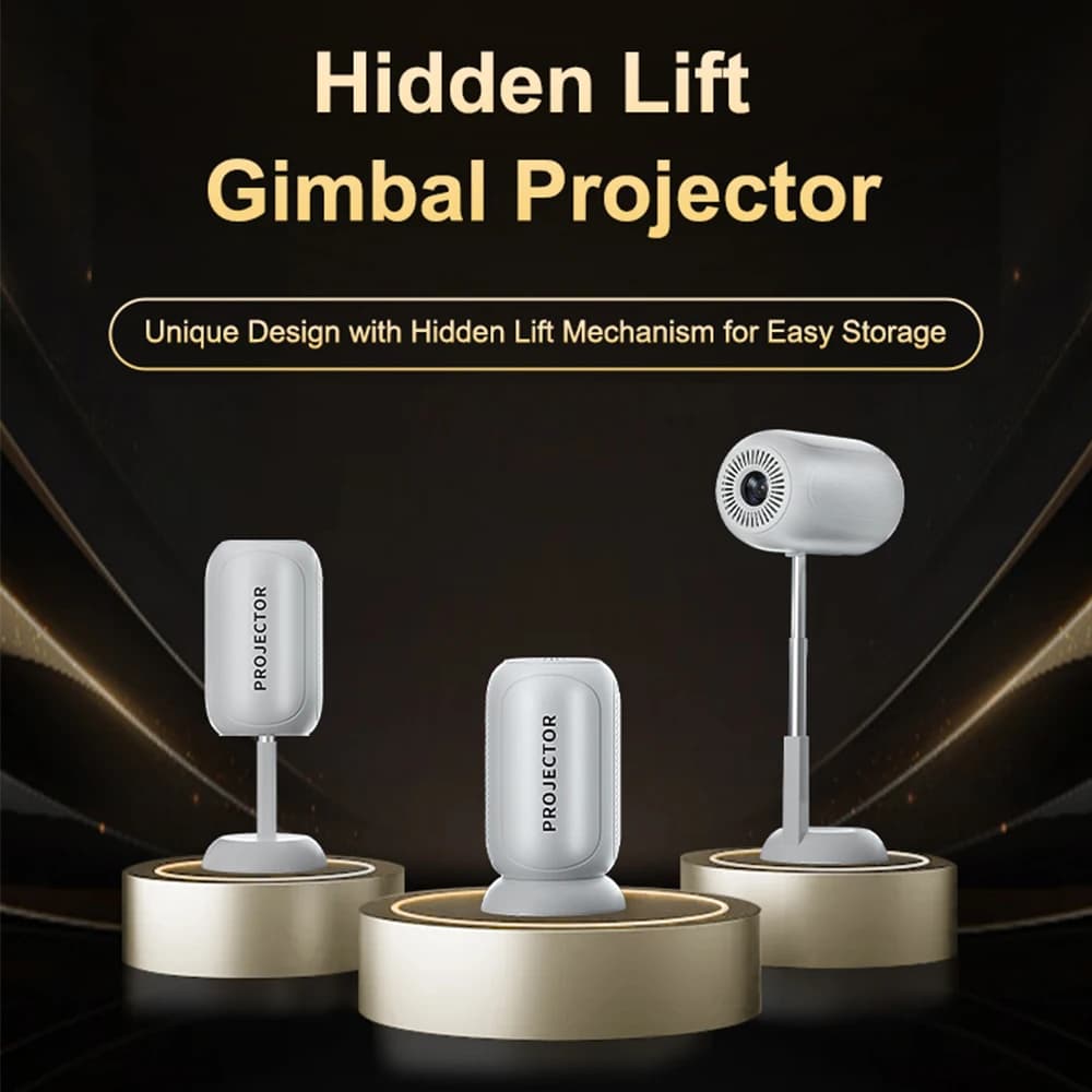 2026 Mini Portable Projector for Home Theater & Outdoor Movies Smart 4K FHD 1080P LCD & LED Lamps 3D Features