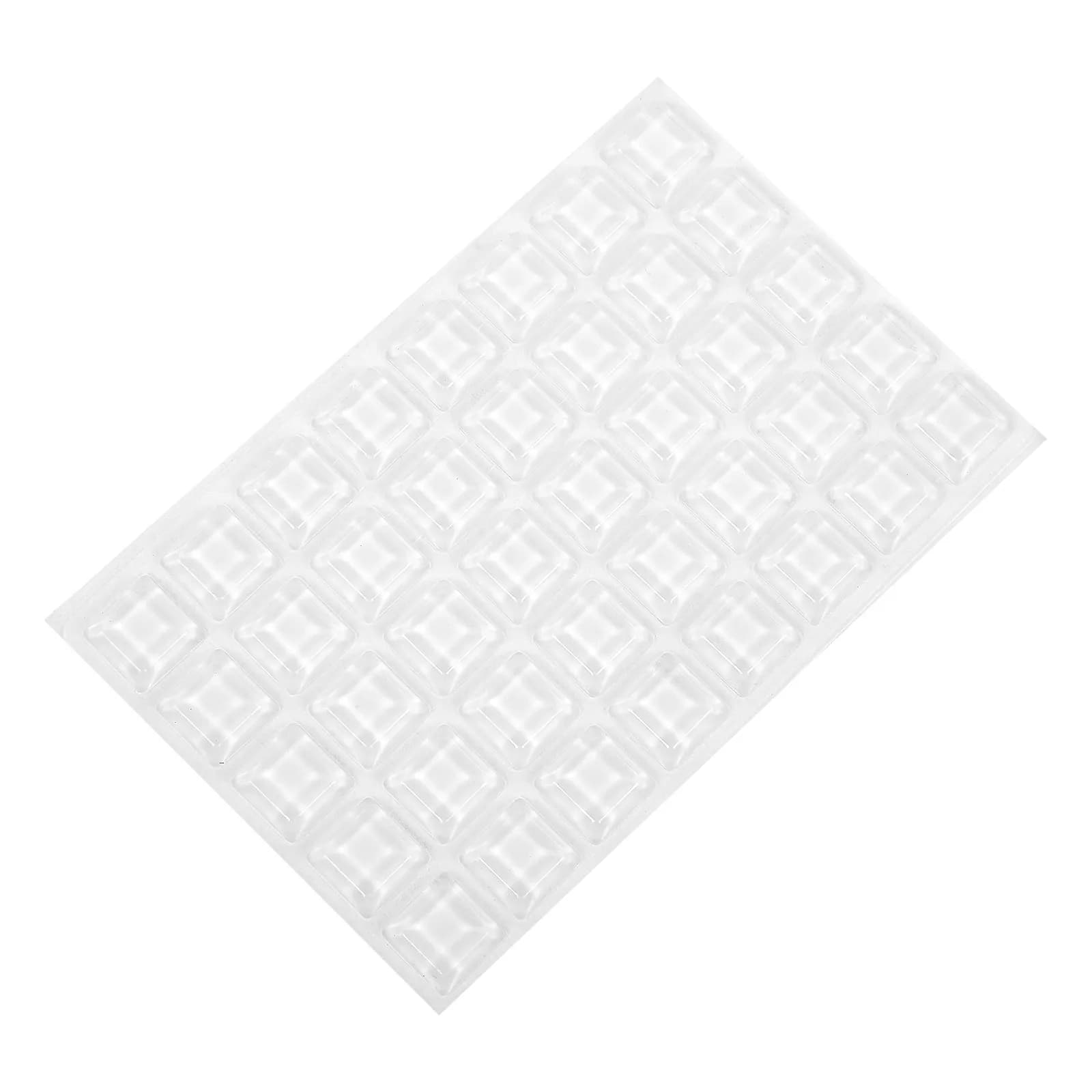 1 Foglio di Protezioni Adesive in Silicone Trasparente per Pareti, Paracolpi per Maniglie di Porte, Armadi, Cassetti e Mobili