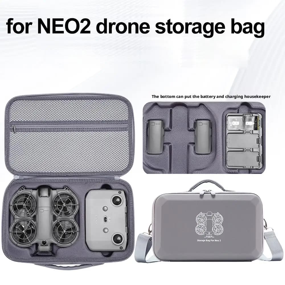 Custodia per drone per DJI NEO2 Borsa portatile Custodia da viaggio per esterni Borsa per capacità di archiviazione completa Accessorio per drone