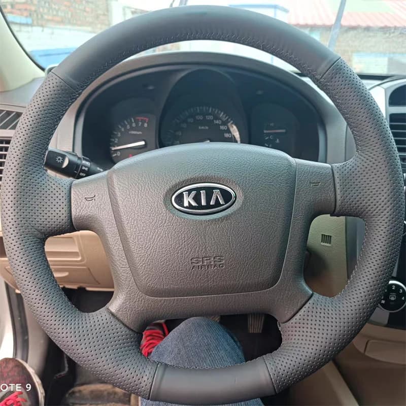 Genuine Leather Anti-slip Cover Hand Sewn for Kia Cerato Parts 2005-2012 Spectra Spectra 5 2004-2009