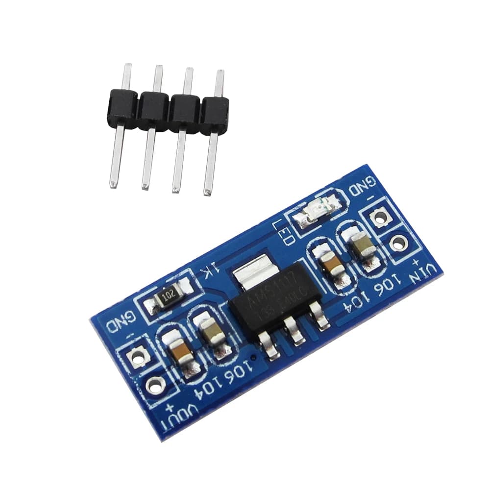 5 PZ/LOTTO AMS1117 4.5-7V turn 3.3V DC-DC Step down Raspberry Power Module pi