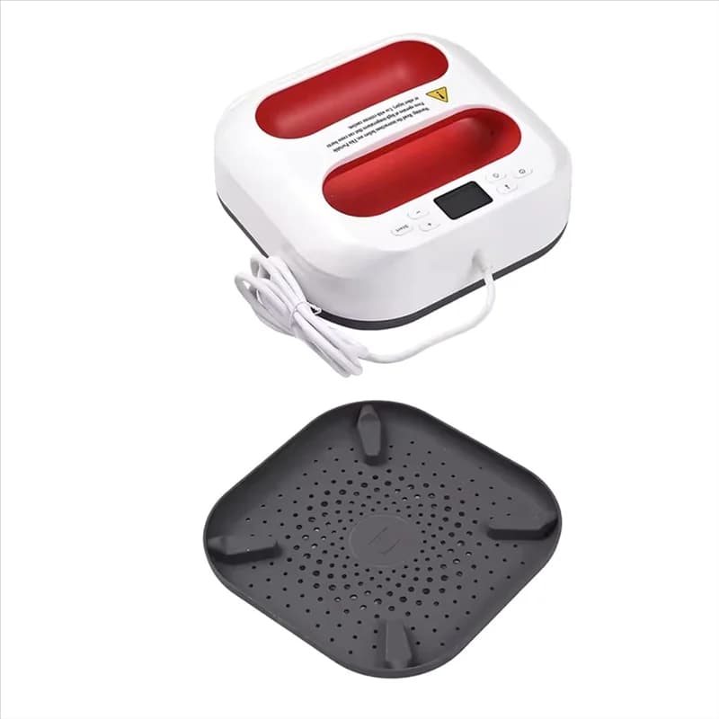 A88E-MINI 9X9 In pressa di calore Temperatura regolabile per la stampa di magliette Ferro fai da te su carta per sublimazione del vinile HTV Spina UK