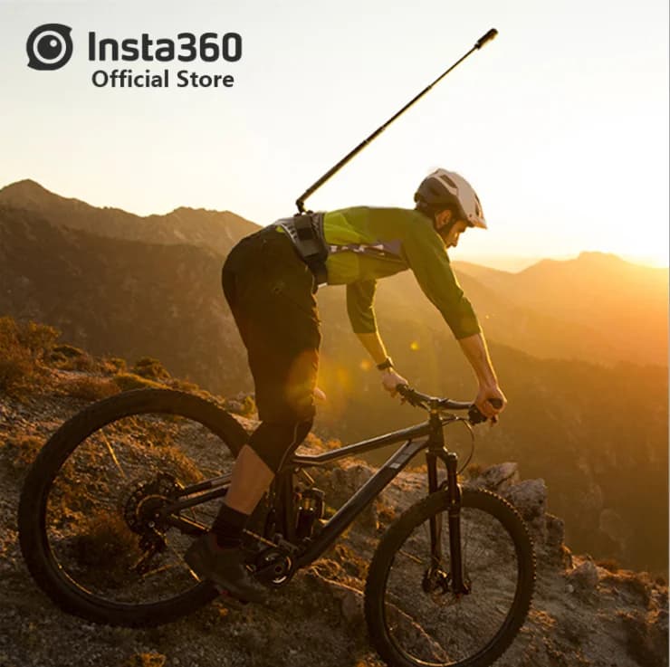 Sostituzione selfie stick regolabile con cinturino per montaggio su cintura in vita per GoPro Hero insta360 X3/X4/X5 Action Camera