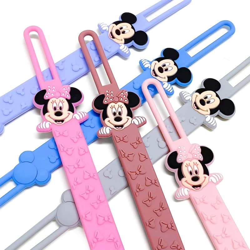 1pcs Silicone New Cartoon Pacifier Chain for Teether Nursing Toys Nipple Chain