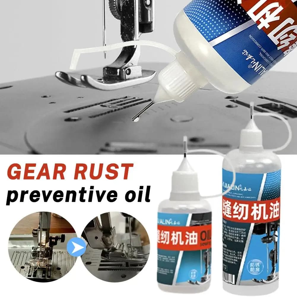 Olio Lubrificante Multiuso per Macchine da Cucire, Catene di Biciclette, Serrature, Cerniere, Antiruggine, Manutenzione Ingranaggi 30ml 120ml