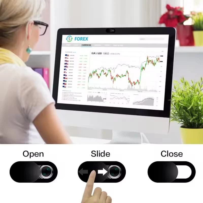 5/10pcs Sliding Webcam Cover Laptop Camera Cover Slider Phone Antispy For iPad PC Macbook Tablet lenses Privacy Sticker