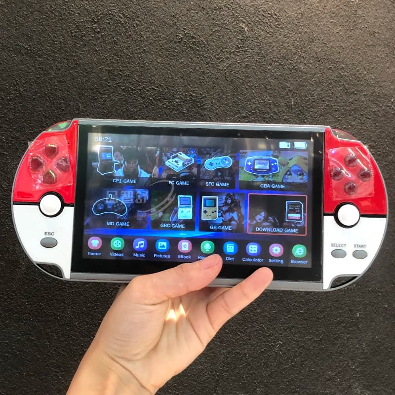 X40 videogioco 7.1 pollici LCD Double Rocker portatile palmare Retro Player TF Card per GBA/NES 3000