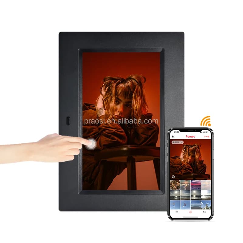 WiFi Cloud Photo Frame 7 8 10 15 Inch LCD Touch Screen Frameo Digital Picture Frame for Mother's Father's Day Gift