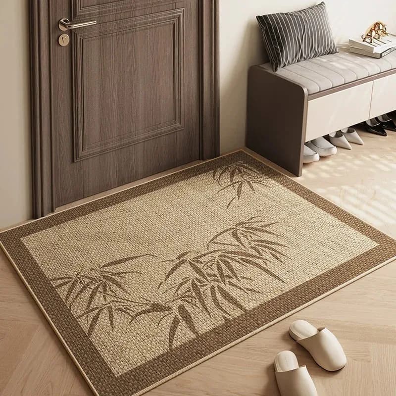 VIKAMA Anti-slip and washable modern entrance mat - Decorative rug for verandas and entrances