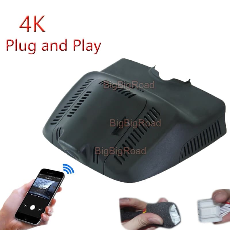 4K Plug And Play For Mercedes Benz GLK X204 GLK350 GLK220 GLK250 GLK260 Auto DVR Video Recorder Wifi Camera FHD 2160P