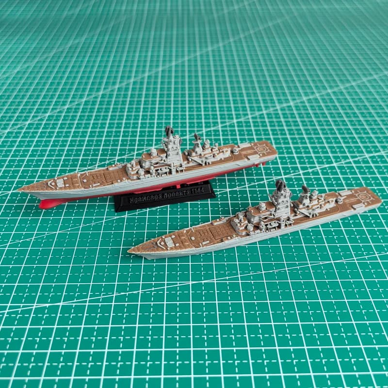 1PCS 1/2000 1/1500 Bilancia Frunze Missile Cruiser Azionato Nucleare Modello 3D Stampato In Miniatura Nave Da Guerra Ornamento per Display Statico