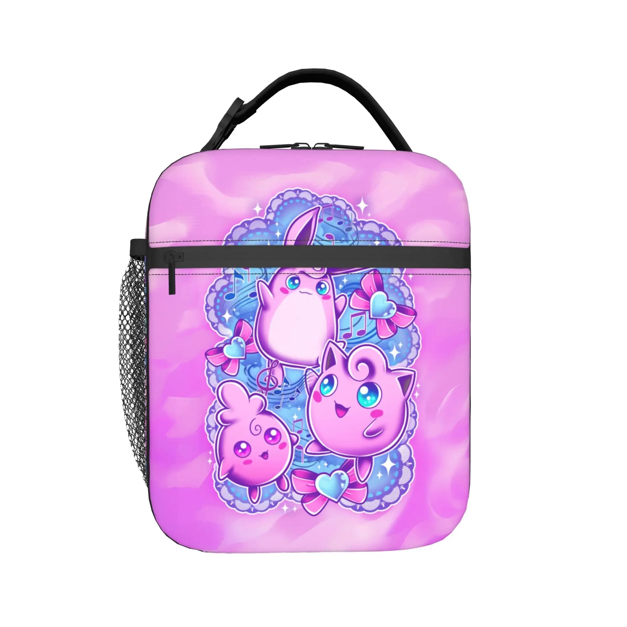 pokemoned Thermal Insulated Lunch Bags for Work Portable Food Bag Container Men Women Cooler Thermal Lunch Boxes