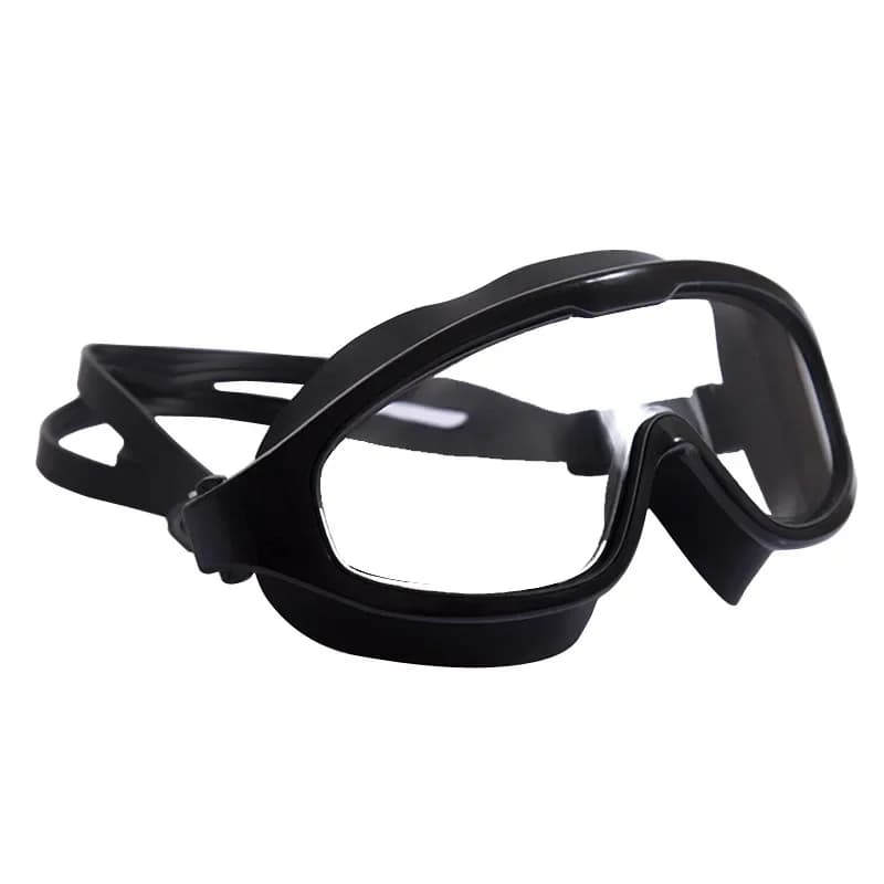 Adult protective swimwear with big mount myopia surf Snorkeling anti-fog protective glasses in Silicone Anti-ultraviolet