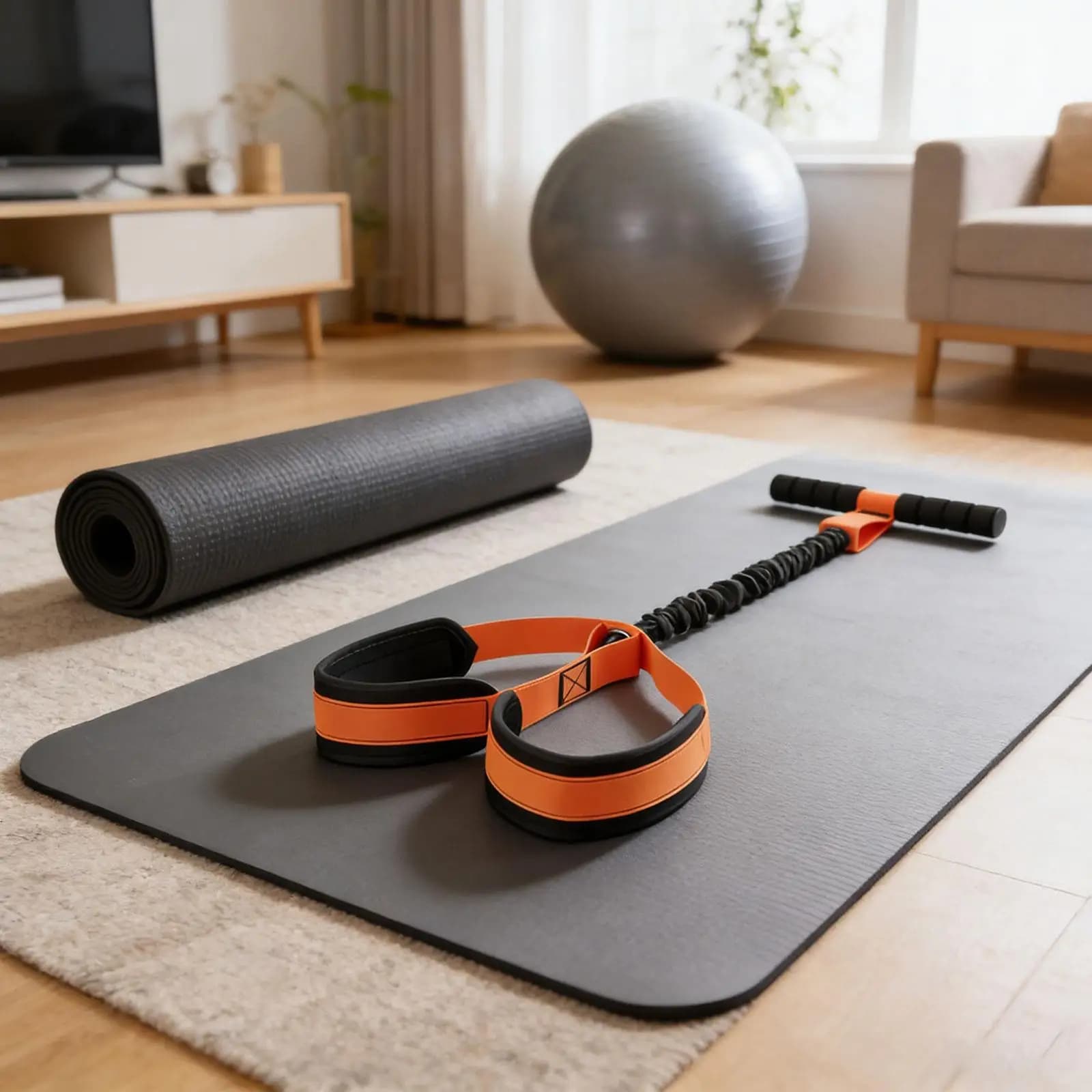 Elastic Latex for Pedals, Anti-slip, for Fitness and Stretching, for Home Use
