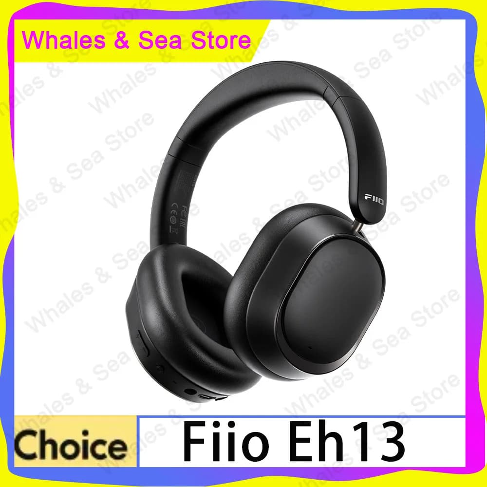Cuffie Fiio Eh13 Over-Ear per Gaming, Bluetooth, Dinamiche, con Riduzione del Rumore ANC, Audio Hi-Fi LDAC, Lunga Durata della Batteria, Cuffie Wireless