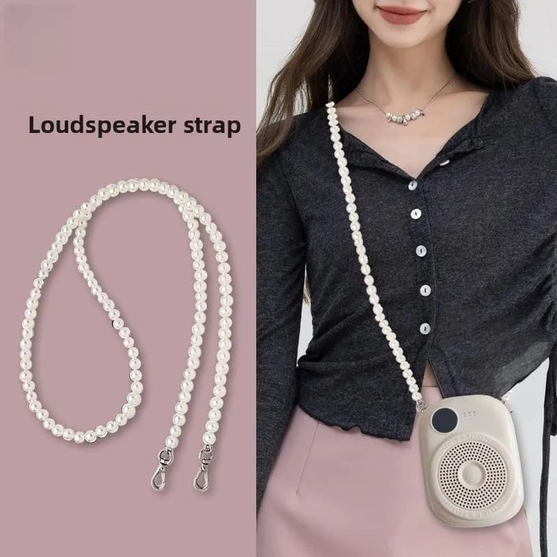 Catena di perle Teacher'S, Tracolla per marsupio, Borsa amplificatore, Catena per cellulare, Accessori speciali a nido d'ape