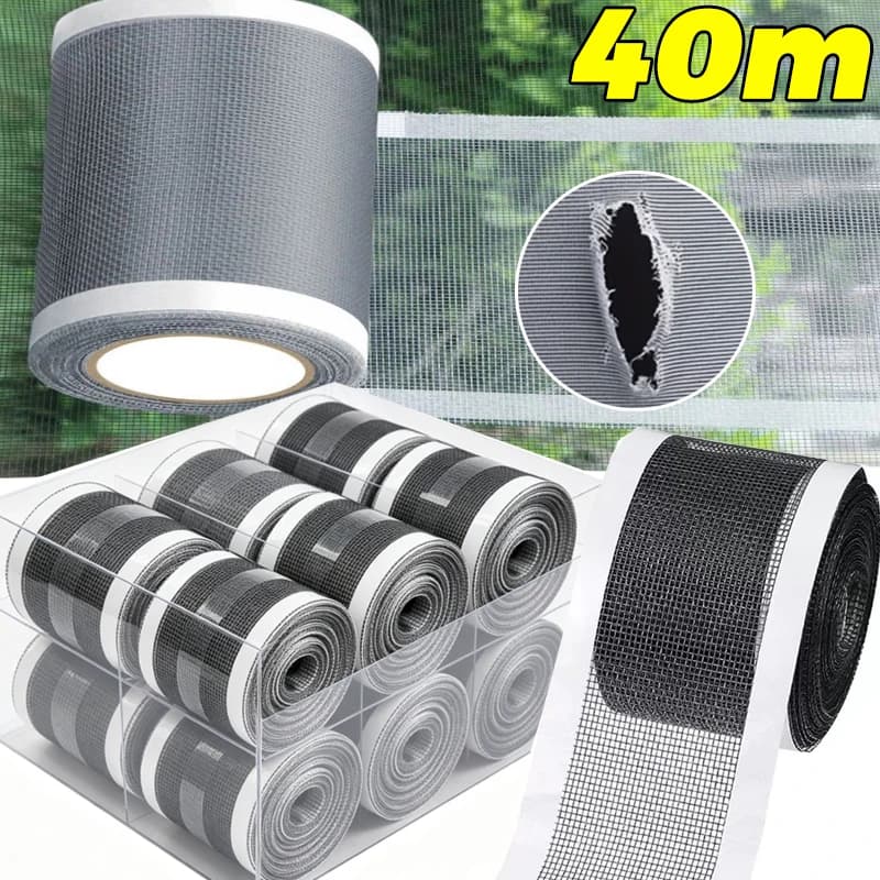 Window Screen Repair Tapes Self-Adhesive Prevent Insect Mosquito Tapes Broken Holes Repair Stick Bathroom Floor Drain Stickers
