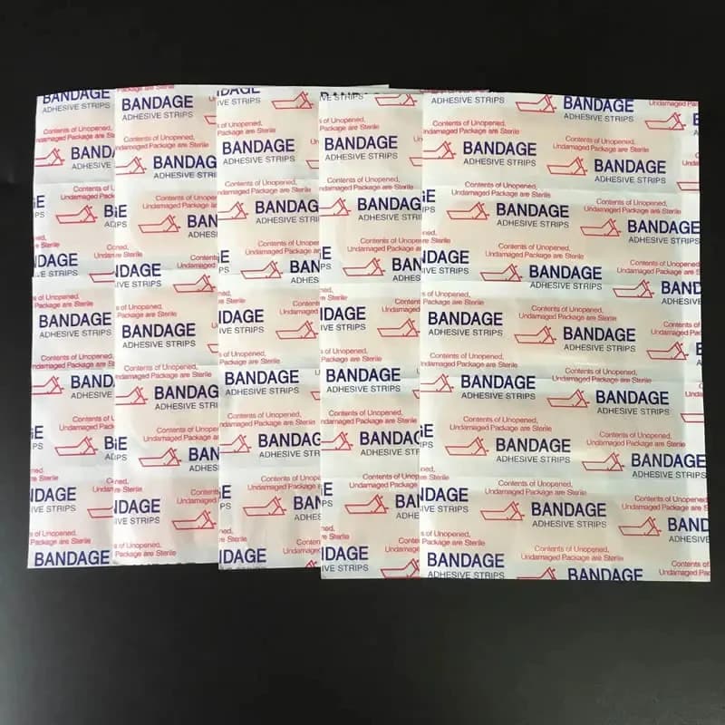 50-500Pcs Waterproof Band-Aid Skin Bandages First Aid Wound Adhesive Plaster Home Travel Outdoor Camp Emergency Kits