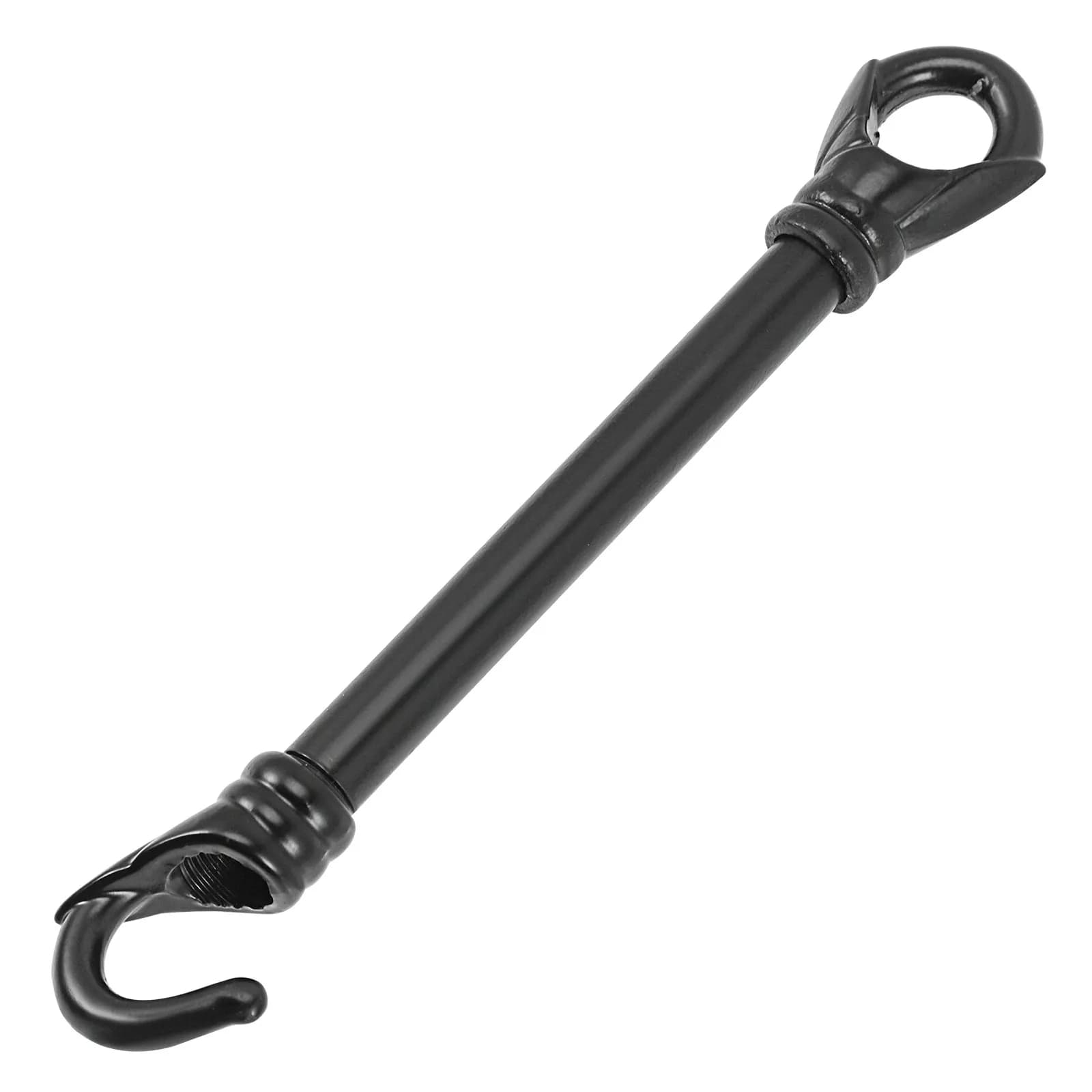 Asta Portante per Lampadario 10Cm, Asta Metallica Resistente con Doppio Gancio ad Anello, Un Gancio su un Lato, Altro Gancio per Appendere la Lampada a Soffitto