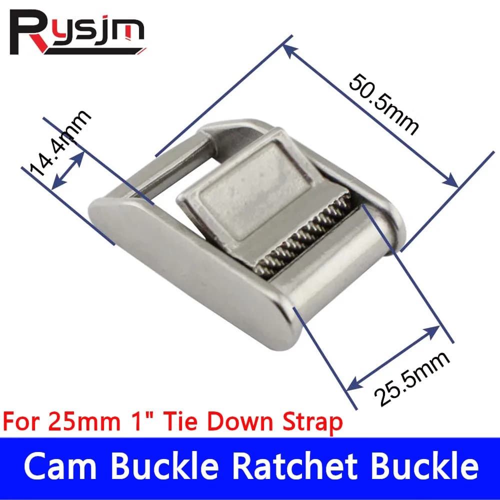 HD marine grade 316 cam buckle for 25mm strap or straps