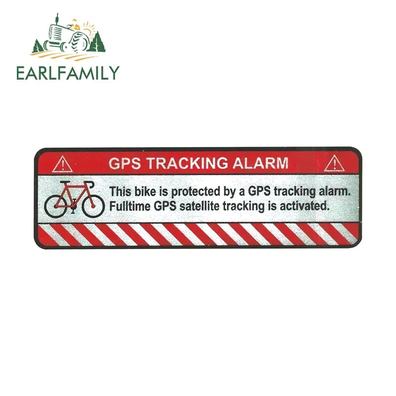 EARLFAMILY Adesivi Antigraffio per Moto e Auto con Allarme GPS, per Paraurti, Finestrini e Specchietti Retrovisori, Accessori per Camper