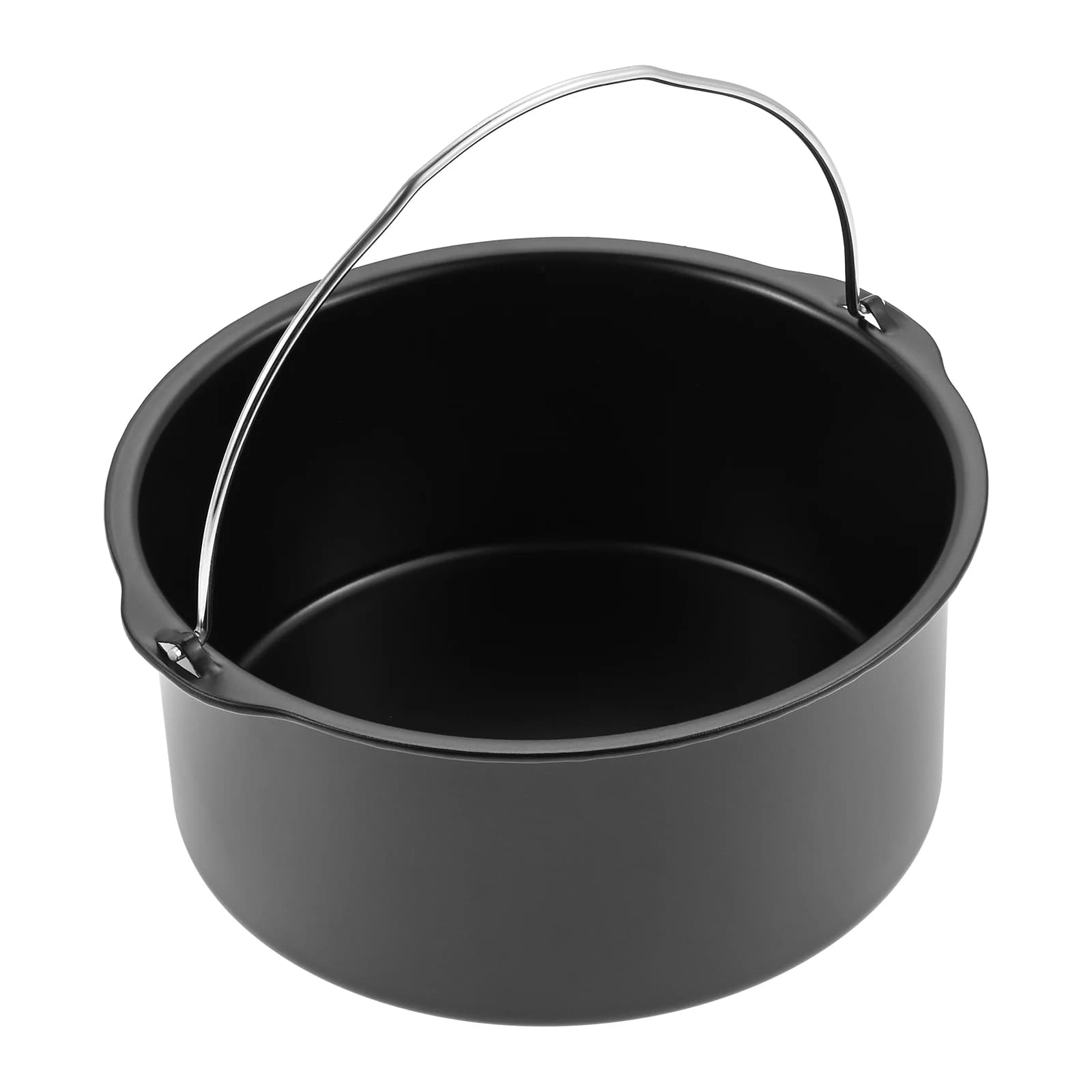 1Pc Hot Air Frying Accessories 6/7/8 inch Non-stick Coating Cake Print Dishwasher Washing Machine Reusable Bread Basket Cooking Kit