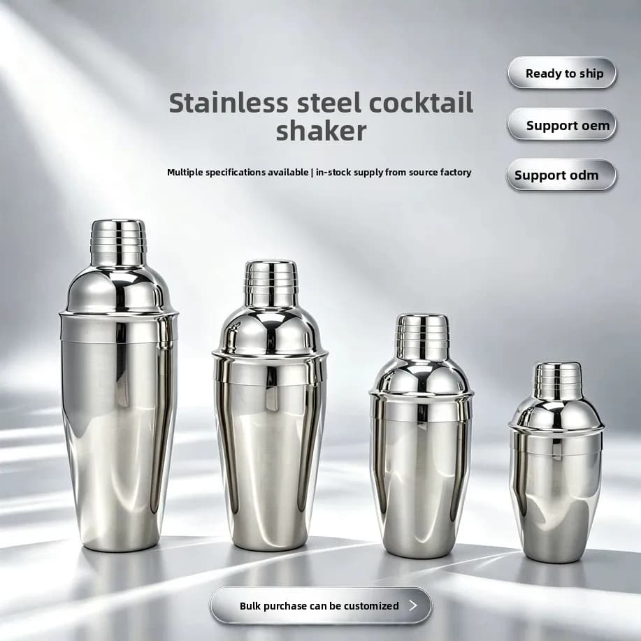 Stainless steel mixer set Bar cocktail special mixer tool Snow cup wine set Milk tea cup shaker