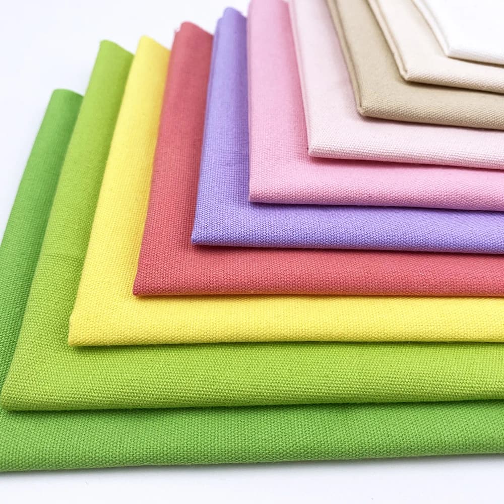 100% Cotton Canvas Fabric Cloth For DIY Embroidery Needlework Sewing Handmade Crafting Fabric Weight‌ GSM 240g
