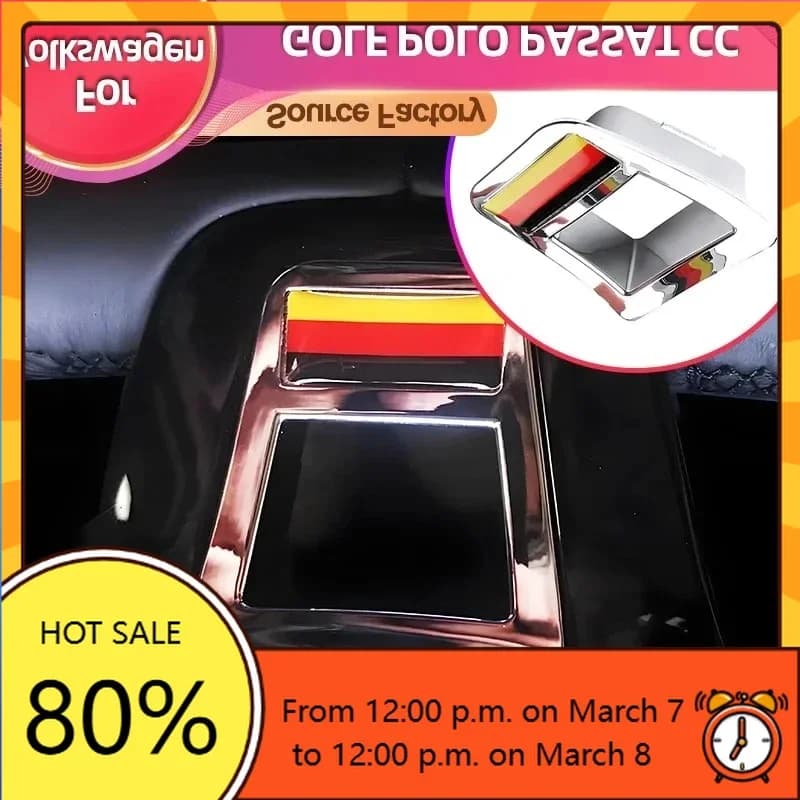 VW GTI GOLF 2026 Warm For VOLKSWAGEN VW Wallets Hub Caps Auto Emblem Wall decal For Volkswagen VW Golf Polo