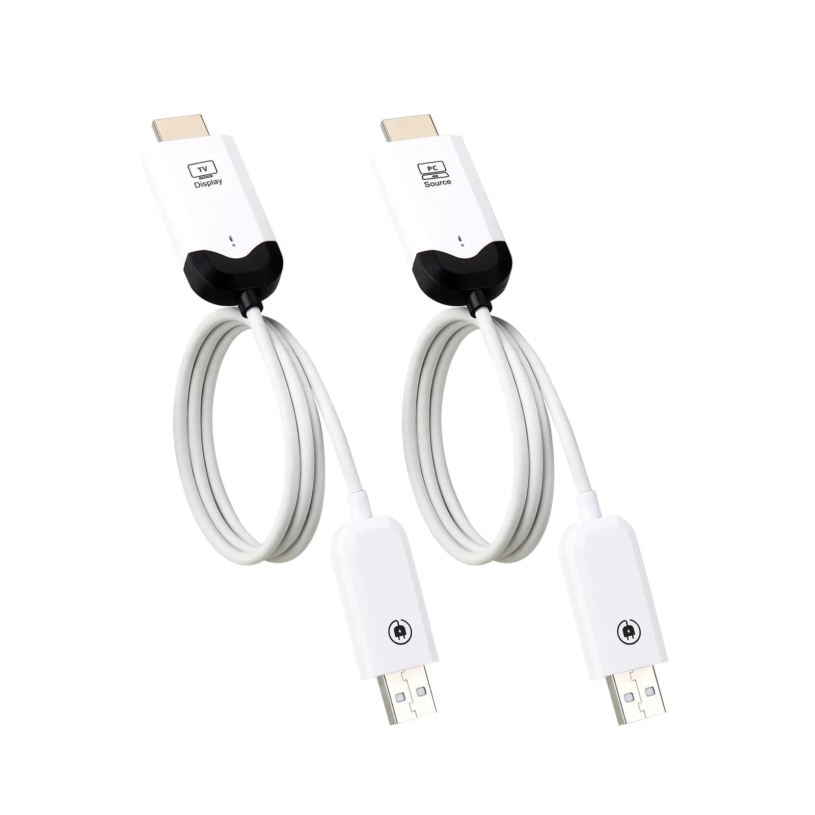Wireless HDMI transmitter and receiver, audio transmission, for video/audio streaming from laptop/PC to monitor/device