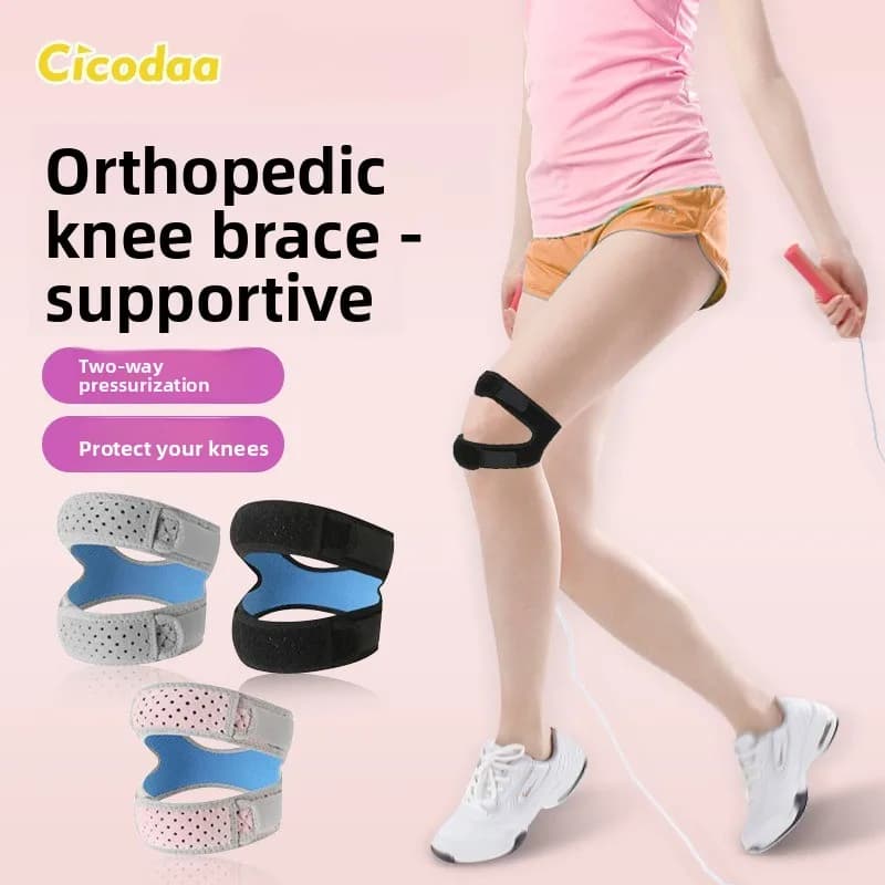 Professional Fissure Belt for Knee, Sports Protection for Men and Women, Men's and Rotula Support, Ideal for Accidents and Running