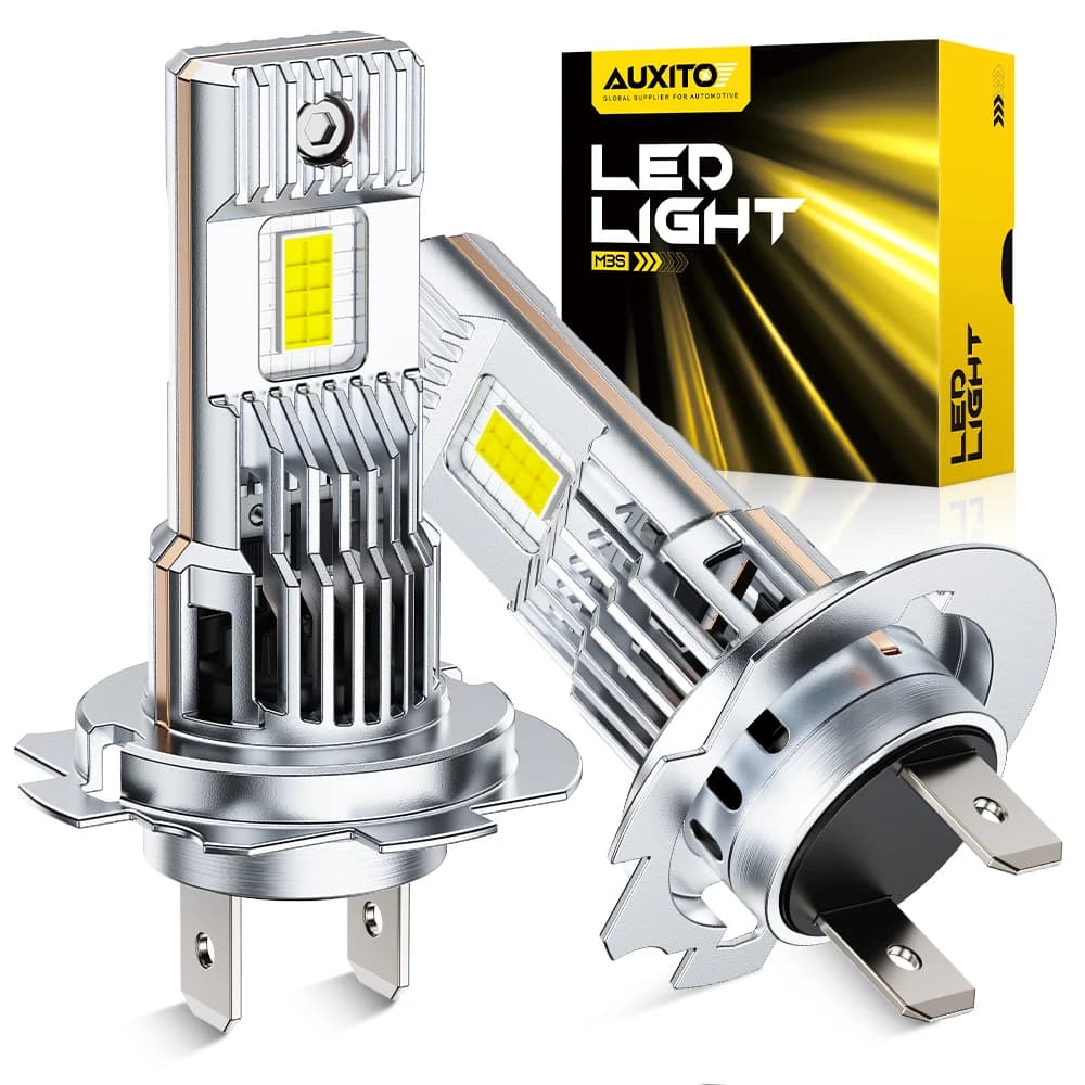 AUXITO 70W H7 LED Canbus Senza Errori Lampadine LED H7 per Fari Auto Kit 7035 CSP 12V Turbo Diodo Faro Anteriore 12V 30000LM Wireless