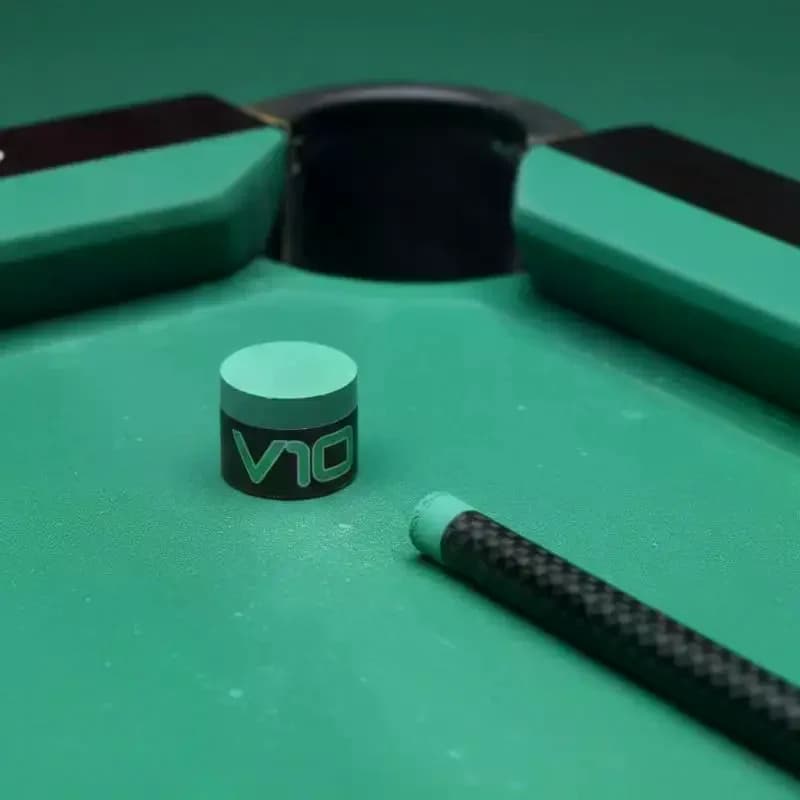 1 Pezzo con Scatola Contenitore Gessetti Antiscivolo per Biliardo, Gesso in Polvere Facile da Applicare per Stecche da Biliardo e Snooker, Accessori per Biliardo