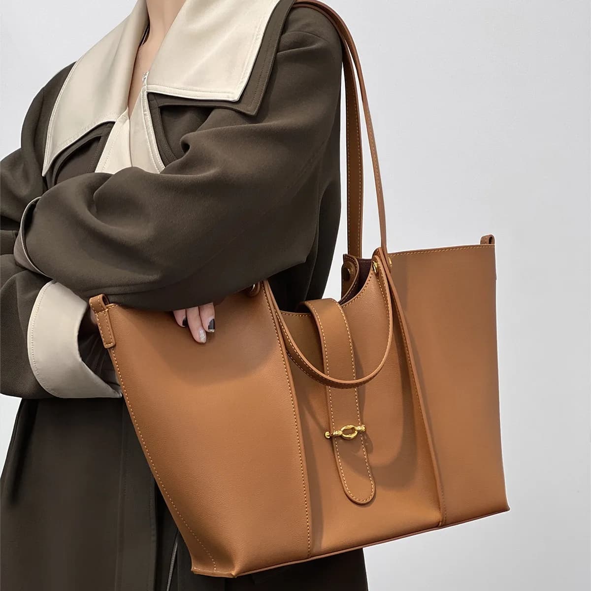 Borse fasciatoio casual di lusso vintage per donna, borsa messenger alla moda parigina, borsa a tracolla semplice, borsa tote di alta moda, la migliore
