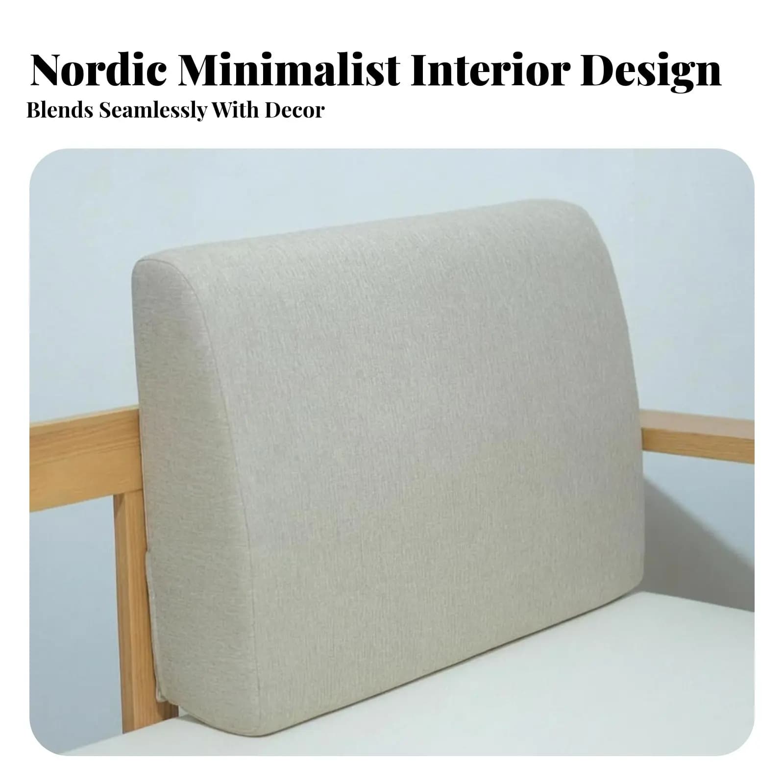Cuscino di Supporto Arched Spinerest, Ergonomico e Densamente Imbottito, Extra Spesso e Traspirante per Adulti, Anziani, Divani e Sedie
