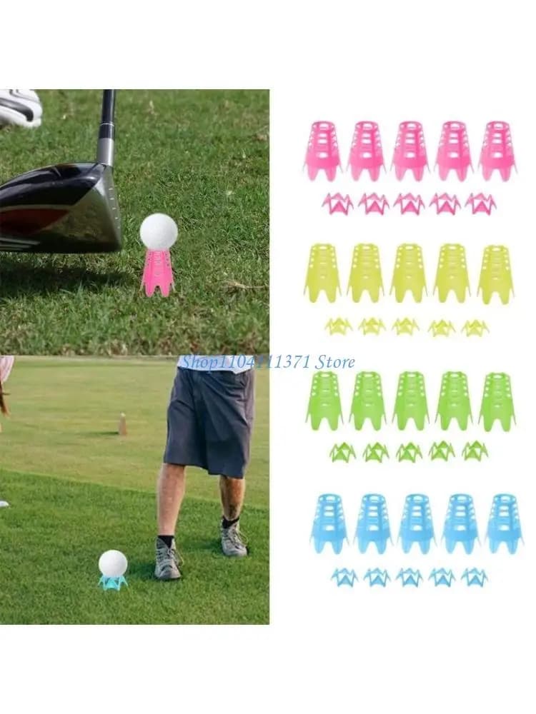P9FC 10 pezzi T-shirt simulatore golf T-shirt da golf Simulatore allenamento pratico, T-shirt con tappetino da golf