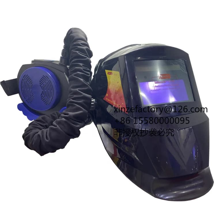 Casco da Saldatura Personalizzabile con Purificazione dell'Aria Elettrica, Ventilazione e Filtrazione per Saldatura ad Arco