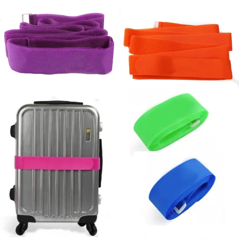 Hot-selling Luggage Velcro Straps One-word Packing Goods Bundling Webbing Reinforcement Explosion-proof Velcro Straps