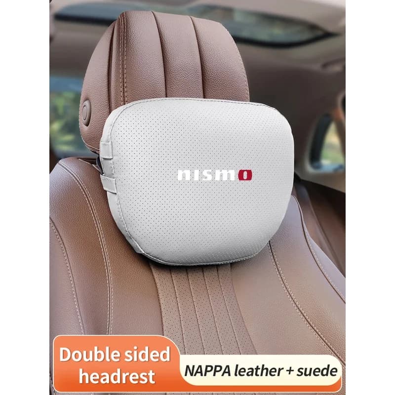 Nissan Nismo Qashqai Juke X-Trail Patrol Note Leaf Altima Maxima Poggiatesta per auto Supporto per il collo Cuscino lombare Cuscino per il collo morbido