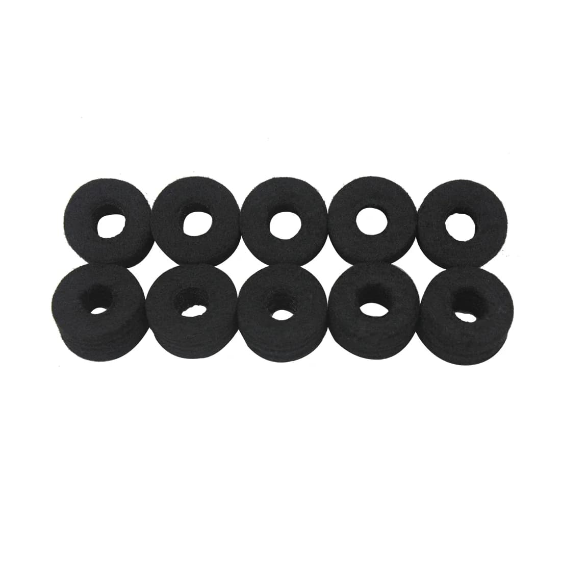 IRIN 10 Pezzi Piatti Feltro Pad Fette di Tamburo Feltro Pad Set di Protezione Strumenti di Sostituzione Accessori per Strumenti a Percussione Parti Musicali