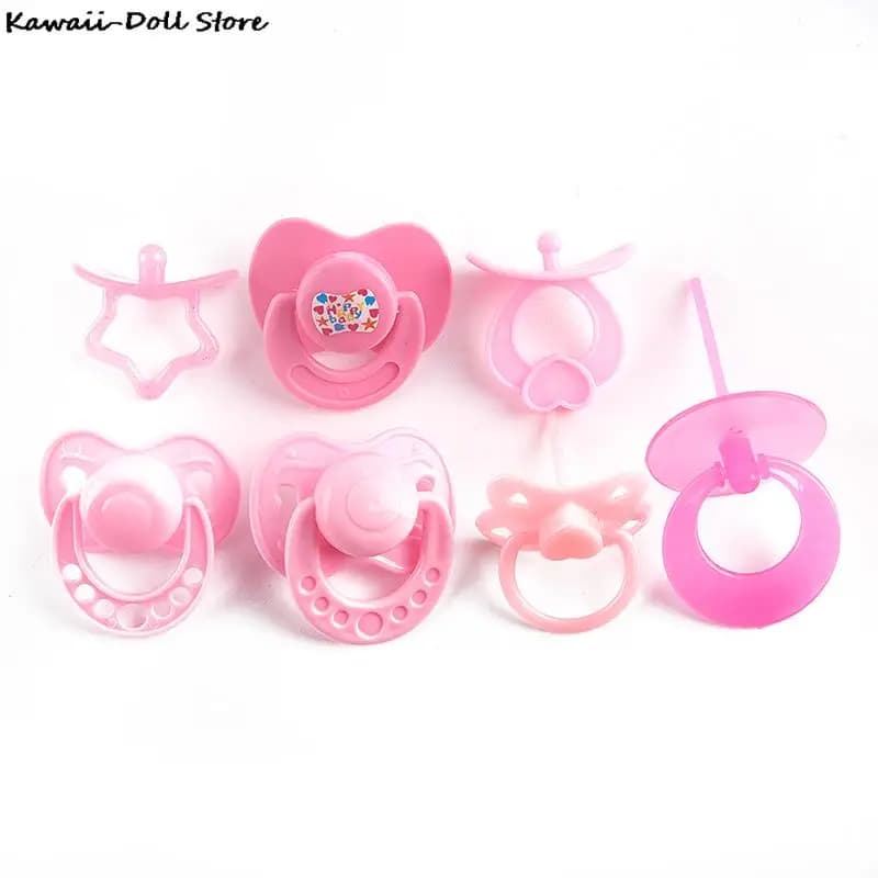 2 pezzi bella bambola ciuccio per nuove bambole rinate giocattolo per bambini bambola gioca casa forniture capezzoli fittizi pannolini pantaloni usura