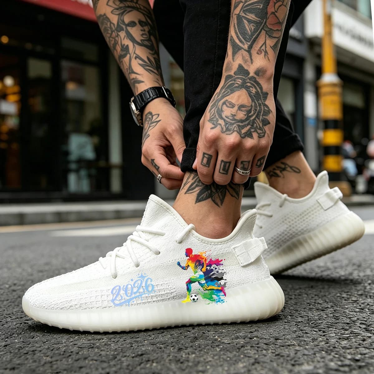 Nuove Scarpe Casual da Uomo, Calzature Sportive Estive con Suola Spessa, Comode, Morbide, Antiscivolo, Sneakers alla Moda per Esterni