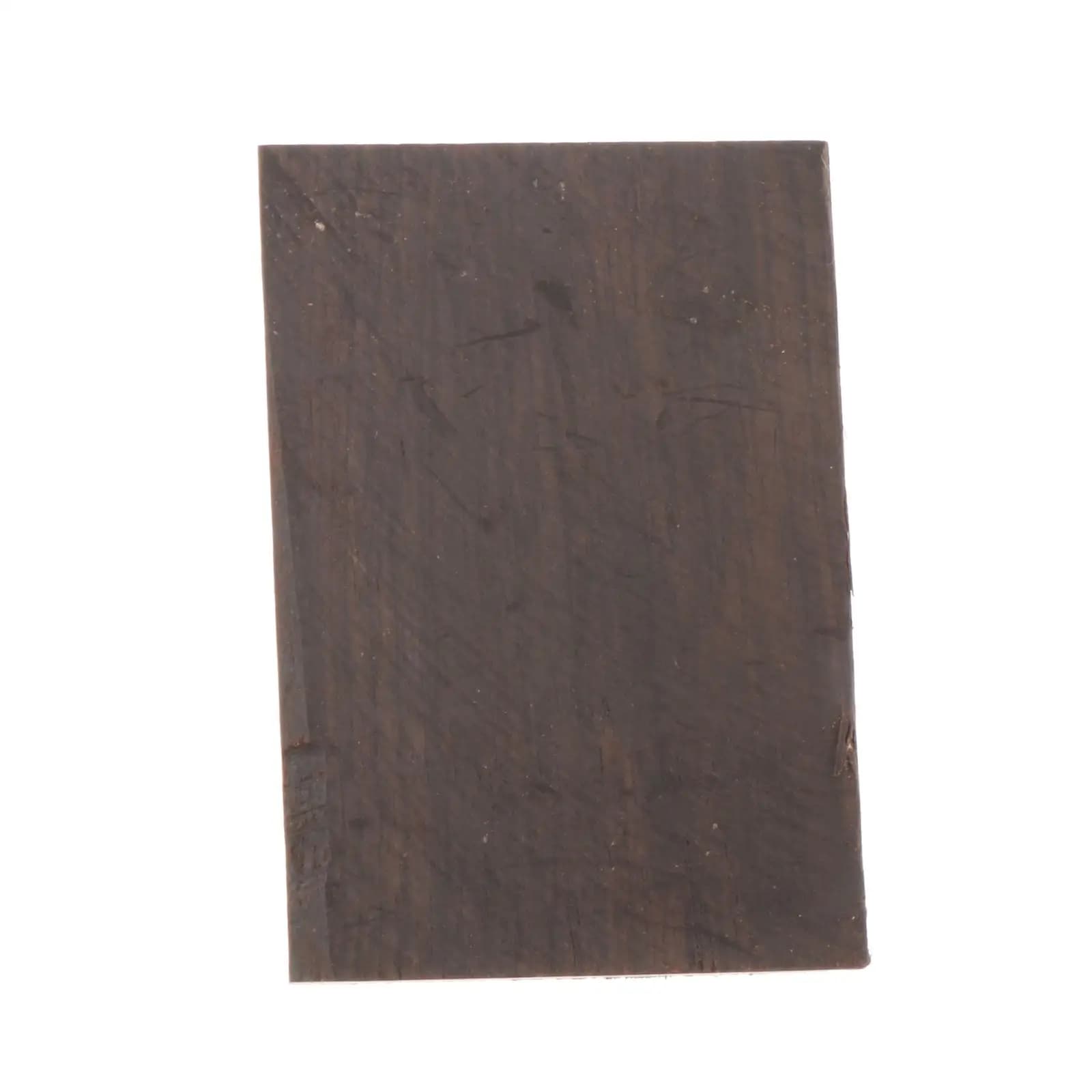 Blocco di legno grezzo in ebano nero per impugnature di coltelli, strumenti musicali e intaglio del legno