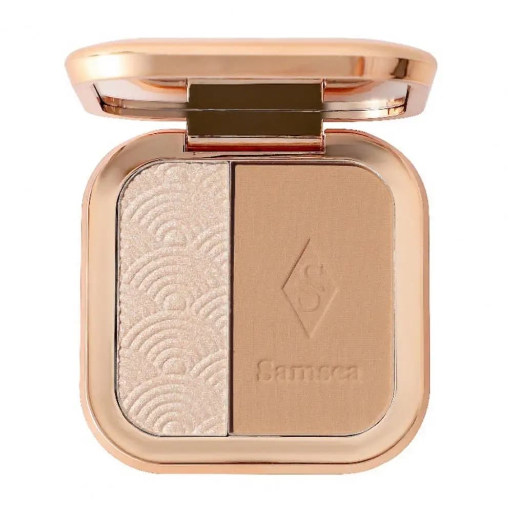 7g evidenziatore durevole opaco trucco evidenziatore Bronzer buon effetto squisito evidenziatore in polvere