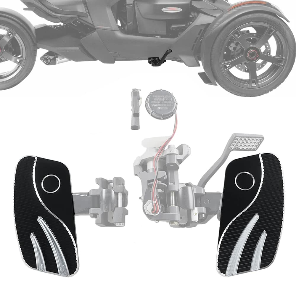 Pedane ATV per CanAm Ryker 600 900 Ryker 900 Rally Edition 2019-2021 Ryker 600 900 Ace 900 Sport Ace 2022-2024